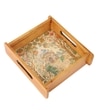 Taj Garden View Wooden Tray - Small