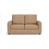 Apollo High Back 2 Seater  Fabric Sofa In Sandshell Beige Colour