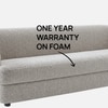 Elegantensemble Wood 3 Seater With Upholstery Non Storage Sofa In Beige Colour