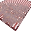 Jaipur Rugs Soft Geometric Wool Polyester Dhurrie Rug White 4x6 ft