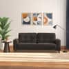 Verona Premium 3 Seater Fabric Sofa in Stone Grey Velvet Colour