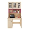 Swotty Study Table With Storage Pink And Beige Teak