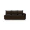 Apollo Compact Sofa (Colour : Chocolate, Cushion : Soft, Seating Capacity : Left Aligned 3 Seater + Left Aligned Chaise + Ottoman)