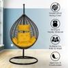 Premium Egg Single Seater Liner Swing Chair Yellow