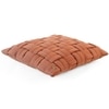 Basket Knit Auburn Cushion Cover 16X16  Inches
