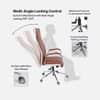 Ettorez  Global Hb Stylish Sleek Leatherette Office Chair In Tan Colour