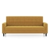 Salford 3 Seater Click Clack Sofa Cum Bed In Ochre Colour