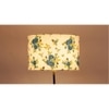Dolley Multicolour Fabric Floor Lamp with Black Iron Base