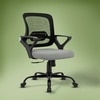 Elva Mid Back Mesh Office Chair in Grey Colour