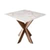 Nextstep Marble End Table Copper Finish
