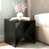 Noah Side Table - Dark Walnut Finish