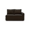 Apollo Sofa (Colour : Chocolate, Cushion : Soft, Seating Capacity : Left Aligned 2 Seater + Left Aligned Chaise + Ottoman)