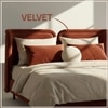 Nobella Opal King Size Bed in Orange Velvet with Spherical Legs, Oak Wood Frame & Hydraulic Storage