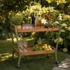 Chalet Teak Wood Bar Unit in Olive Green Colour