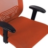 Ebeaony Mid Back Ergonomic Chair in Orange Colour