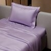 Stoa Paris Single Bedsheet with 1 Pillow Cover sheet with Night Lilac