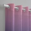 Stoa Paris Sheer Ombre Printed Door Curtain, Aesthetic Curtain with  Light Filtering Balcony,  Set of 1 Parda, Sundowner Affair - Peach