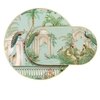 Mughal Royal Garden Framed Wall Painting for Living Room 56 x 82 cm