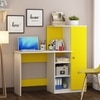 Marvel Study Table In Frosty White And Yellow