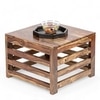Montreal Sheesham Wood Coffee Table In Teak Finish