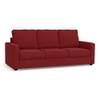 Apollo Compact Sofa Set (Colour : Salsa Red, Cushion : Hard, Back Type : High Back, Seater : 3+2+1)