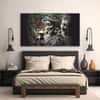 The Castle Decor Radha Krishna Wall Painting Wooden Framed Digital Painting 27x48 Inch (Style 2)