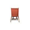 Natwest Sheesham Wood Relaxing Maachi Chair in Orange Canning