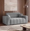 Basso 2 seater Sofa in Granite Weave
