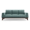 Granada Sofa Set (Colour : Dusty Turquoise Velvet , Seater : 3+1+1)