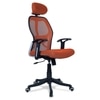 Reaii Mid Back Ergonomic Chair in Orange Colour