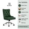 Doe Buck Amparo Green Leatherette Executive Office Chair