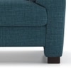 Farina Luxe 1 Seater Fabric Sofa in Colonial Blue Colour