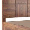 Astoria Solid Wood King Size Box Storage Bed In Teak Finish