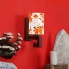 Devansh Solid Wood Electric Wall Light in Multi Colour with Multi Shade Count of 1 Light