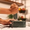 Ireka Homes Grindini Marble Mortar and Pestle Set