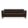 Lewis Sofa Set (Colour : Dark Earth, Cushion : Hard, Seater : 3+2+1)