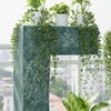 Blue C Planter Water Fountain