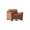 Farina 1 Seater Luxury Italian Leather Sofa In Cognac