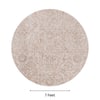Neulooms Handloom Knotted Reversible Flatweave Round Rug Wheat or Ivory 7ft