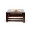 Montreal Sheesham Wood Coffee Table In Walnut Finish