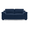 Esquel Premium 3 Seater Fabric Sofa in Lapis Blue Colour