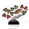 Desert Art Metal Handpainted Tree Showpiece in Multicolour