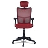 Jeaorda High Back Ergonomic Chair in Red Colour