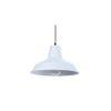 Opi Minimal Pastel White Metal Single Hanging Light
