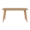 Scandinavian Loftus Small Dining Table Brown Natural Wood Finish