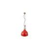 Ceramic Red Industrial Pendant Light