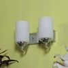 Eliante Modern Wall Lights Mild Steel & Glass Material Chrome & White Finish