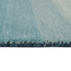 Presto Blue Solid Hand Tufted Wool Carpet 6X9 Feet