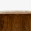 Roko Fabric Lounge Chair in Brown Colour