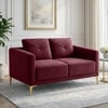 Arab Velvet 2 Seater Sofa Maroon Color
